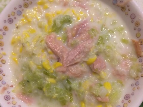 離乳食 ツナとお野菜のミルク煮